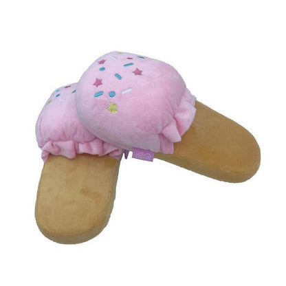 Cool Gift, Ice Cream Cone Slippers, Available in Different Colors
