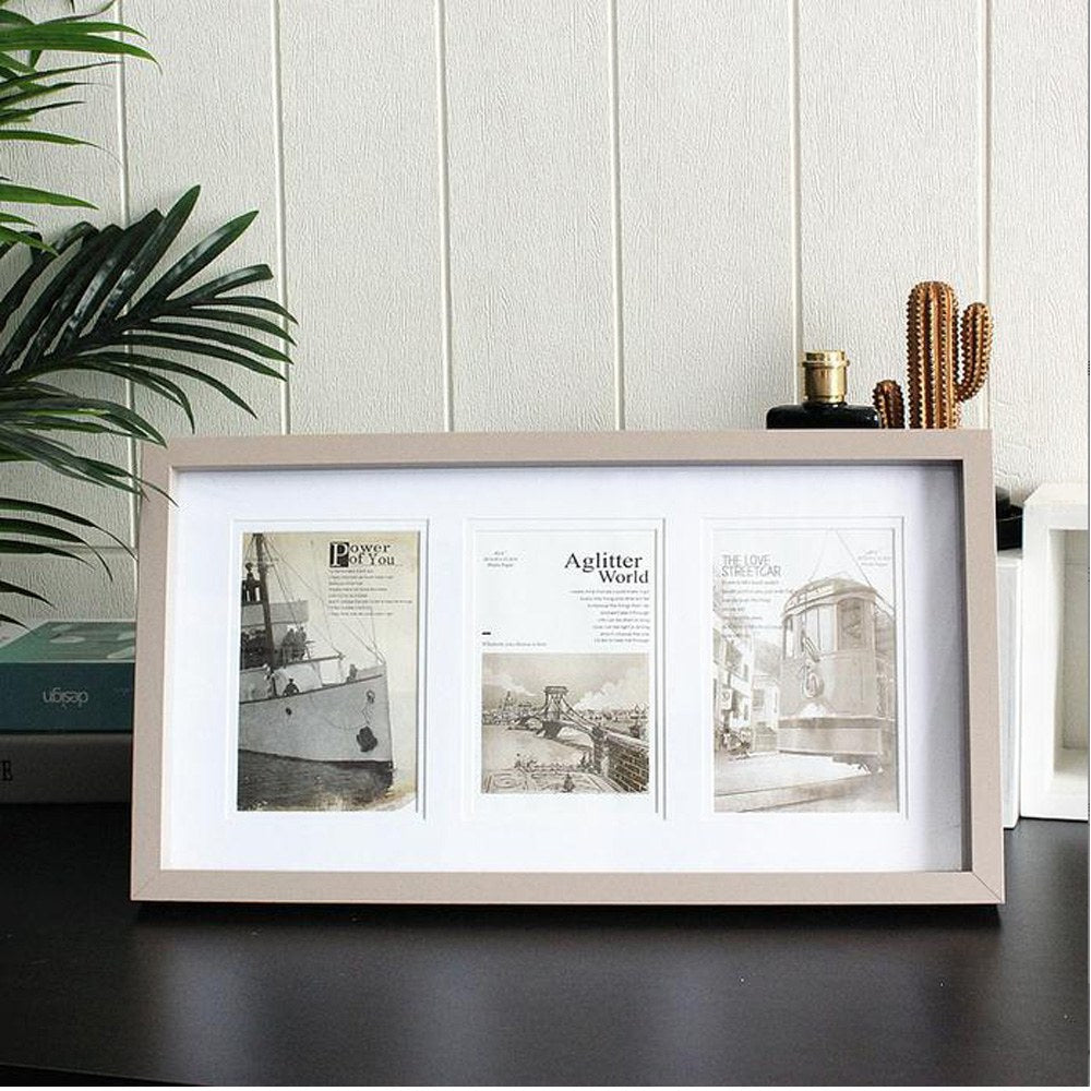 Cool Gift, Wood Photo Frame 3 x 10x15 cm, Available in Different Colors