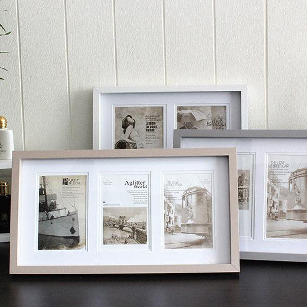 Cool Gift, Wood Photo Frame 3 x 10x15 cm, Available in Different Colors