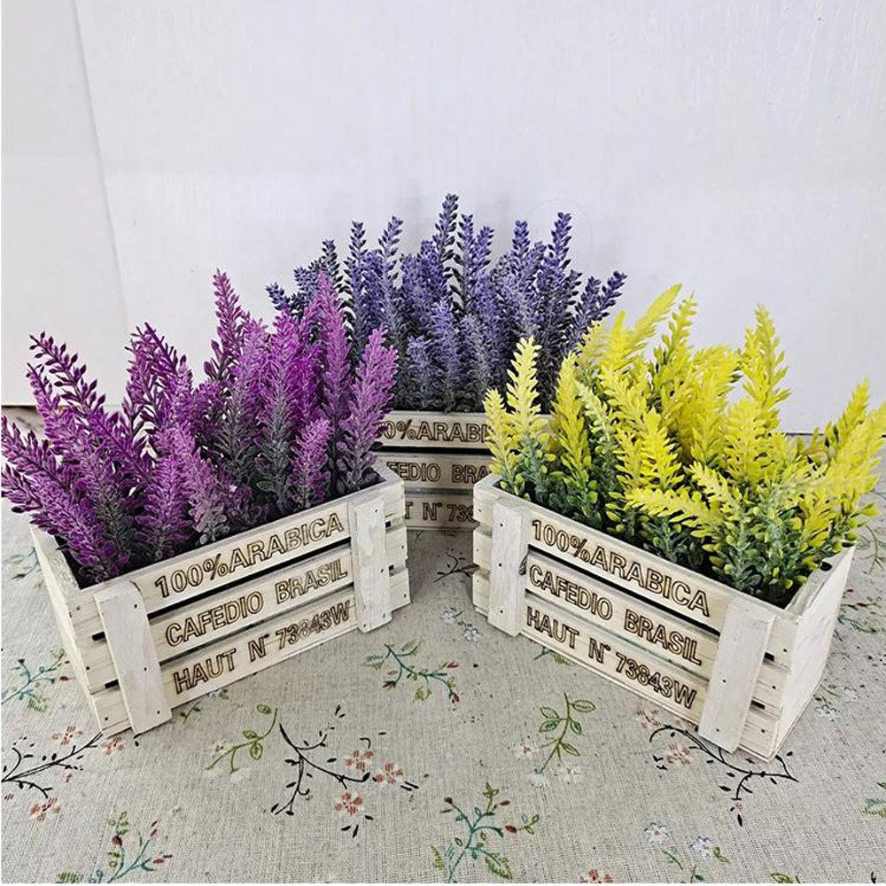 Cool Gift, Artificial Lavender Small Plant, Available in Different Colors