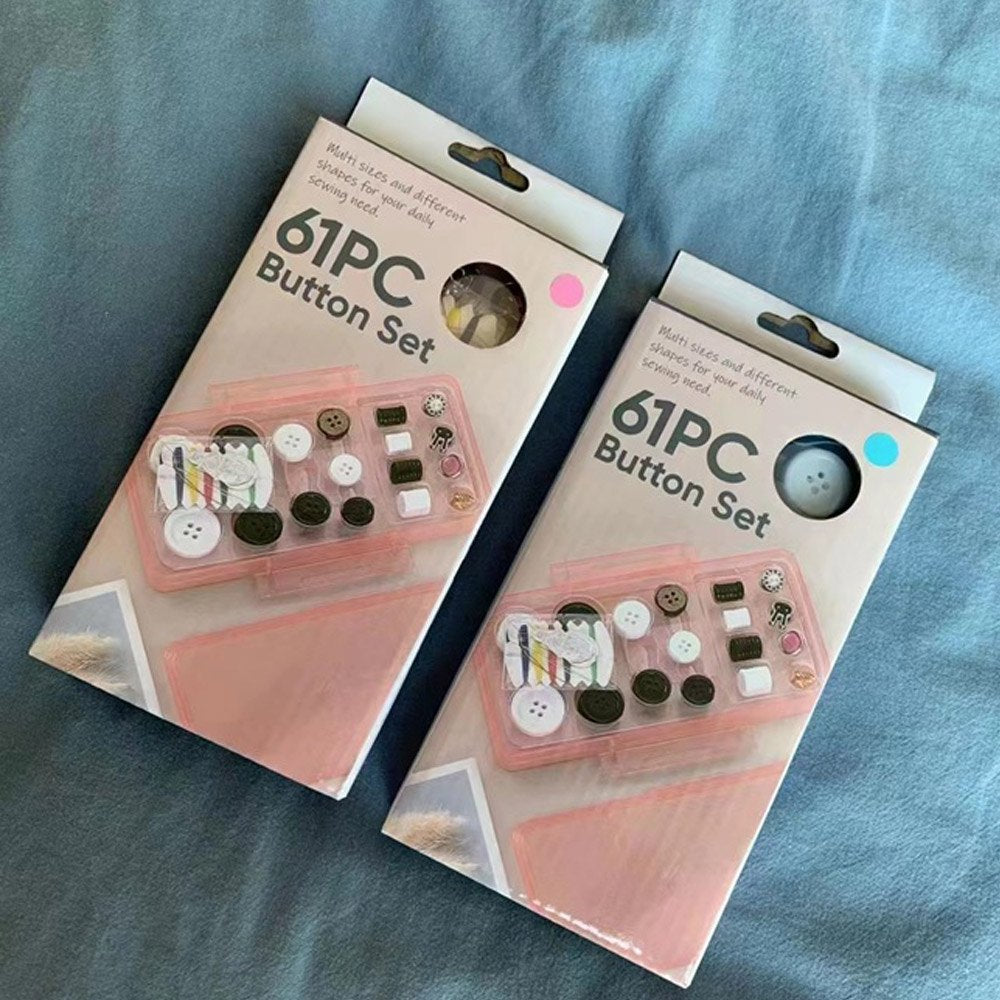 Cool Gift, 61 Pcs Sewing Resin Buttons