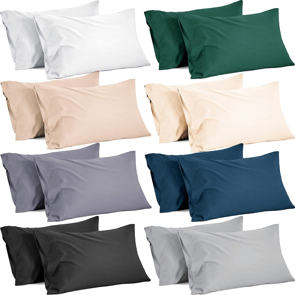 Cool Gift, 2 Pack Breathable and Cooling Pillow Cases, Available in Different Colors