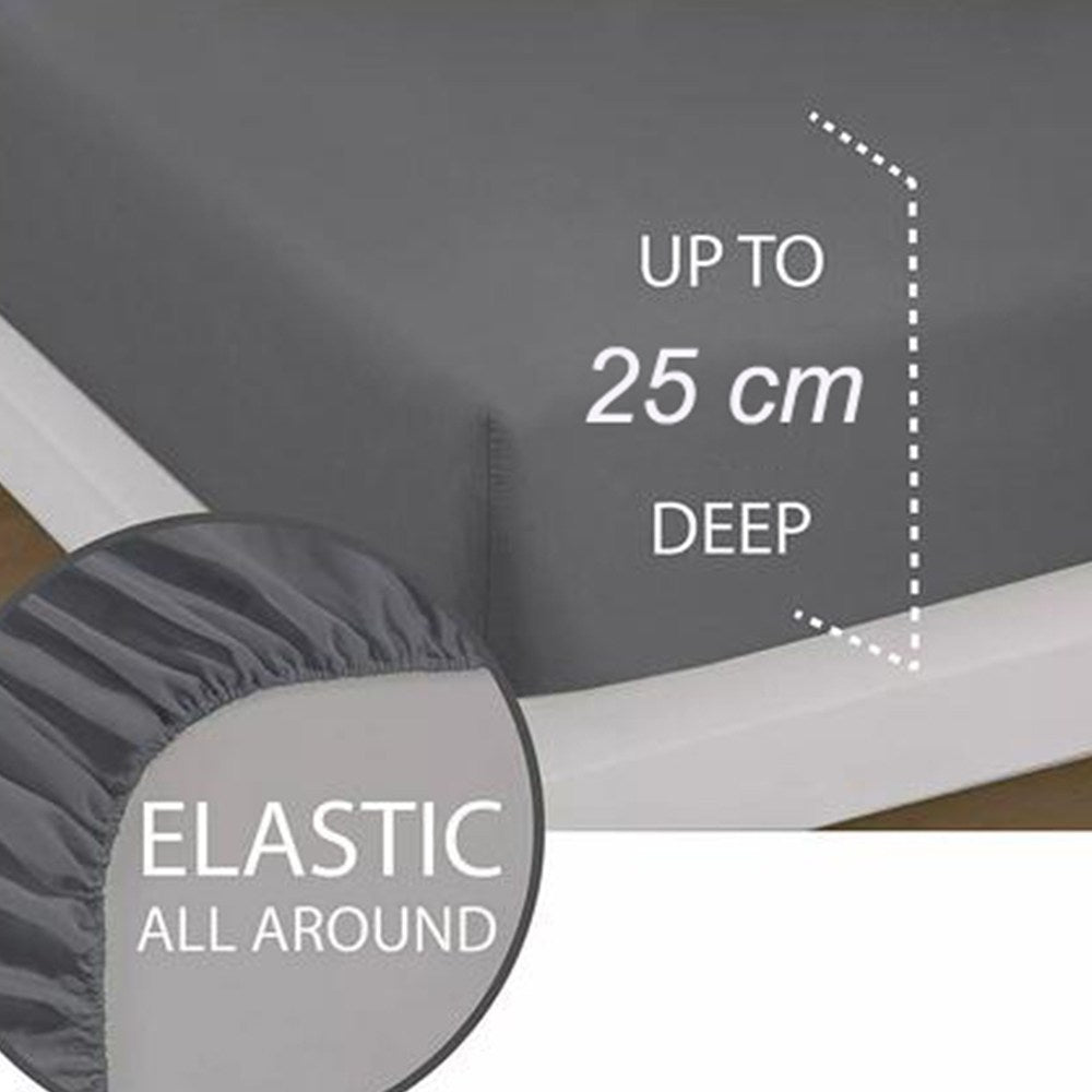 Cool Gift, 120x200+25cm Mattress Cover Full Elastics, Available in Different Colors