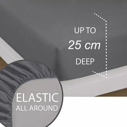 Cool Gift, 120x200+25cm Mattress Cover Full Elastics, Available in Different Colors