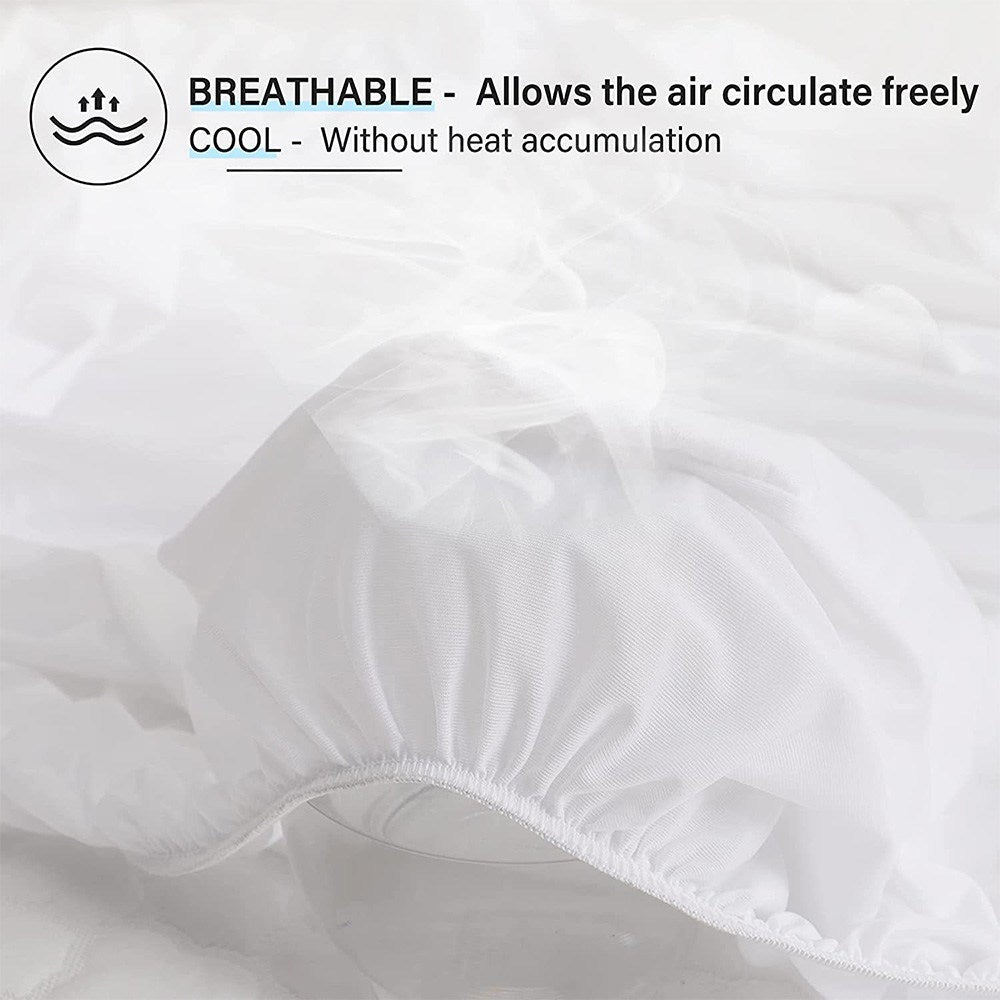 Cool Gift, 120x200+25cm Mattress Cover Full Elastics, Available in Different Colors