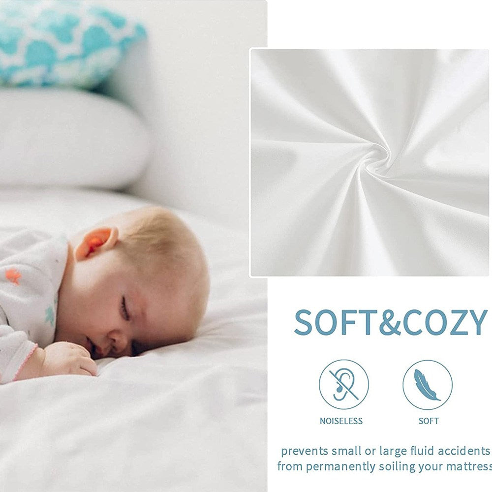 Cool Gift, 120x200+25cm Mattress Cover Full Elastics, Available in Different Colors