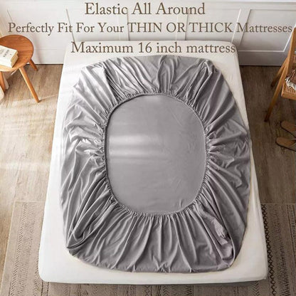 Cool Gift, 4 Pcs Bed Sheet Set King Size, Available in Different Colors
