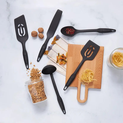 Karaca Maestro 5-Piece Kitchen Utensil Set - Black, 153.01.01.3692