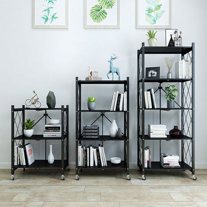 Cool Gift, 3 Tier Foldable Storage Shelves with Wheels, Available in Different Colors