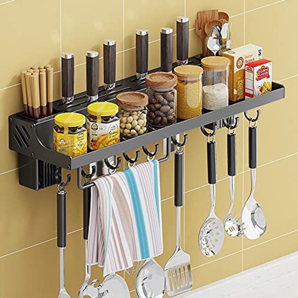 Cool Gift, kitchen wall-mounted storage pot rack, Available in Different Colors & Sizes