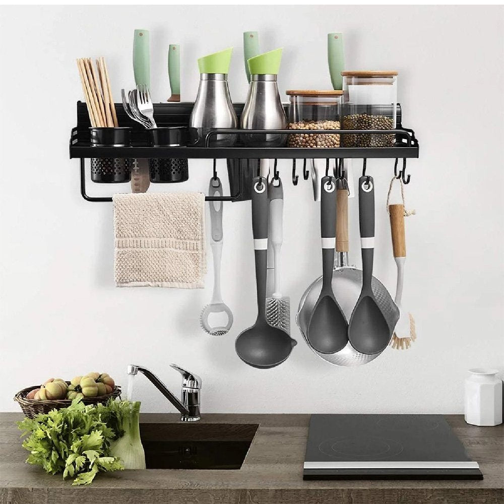 Cool Gift, kitchen wall-mounted storage pot rack, Available in Different Colors & Sizes