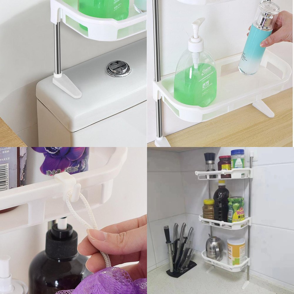 Cool Gift, Wall Mount Bathroom Rack Organizer, Available in Different Sizes