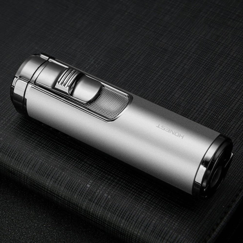 Honest, Quadruple 4-Flame Jet Lighter Bcz482-1, Available in Different Colors