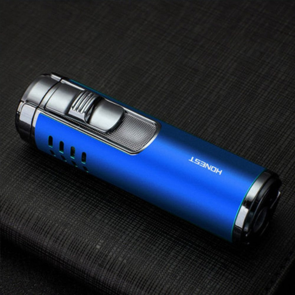 Honest, Quadruple 4-Flame Jet Lighter Bcz482-1, Available in Different Colors