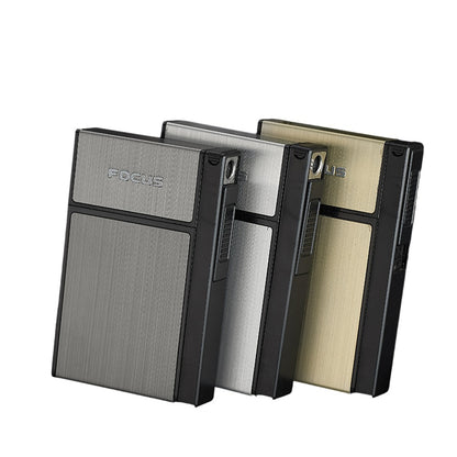 Cool Gift, Slim Cigarette Case With Electric Lighter Jd-Yh061A, Available in Different Colors