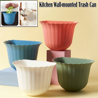 Cool Gift, Garbage Bin Flower Shape Hanging Trash Can, Available in Different Colors