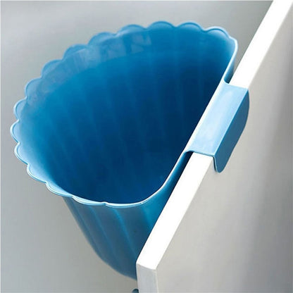 Cool Gift, Garbage Bin Flower Shape Hanging Trash Can, Available in Different Colors
