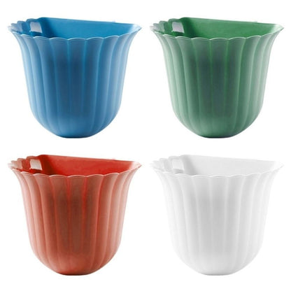 Cool Gift, Garbage Bin Flower Shape Hanging Trash Can, Available in Different Colors