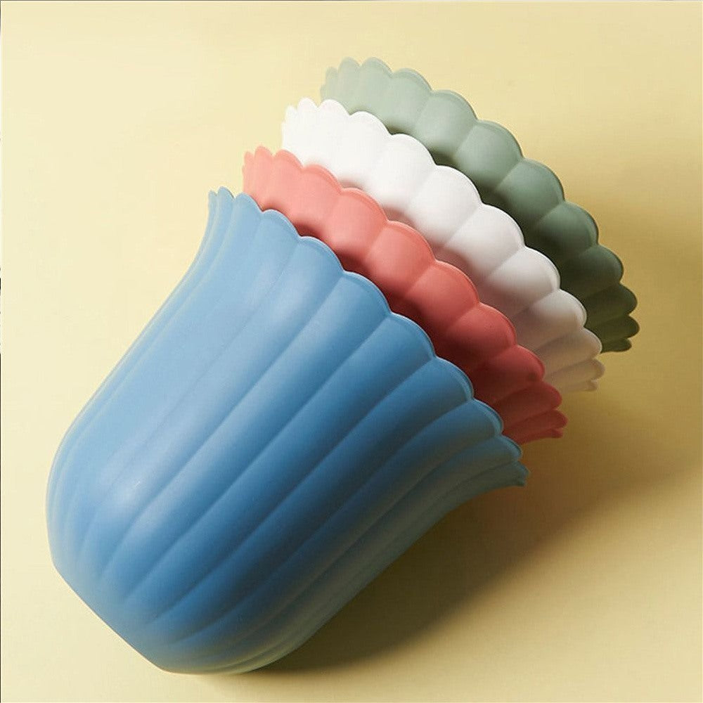Cool Gift, Garbage Bin Flower Shape Hanging Trash Can, Available in Different Colors