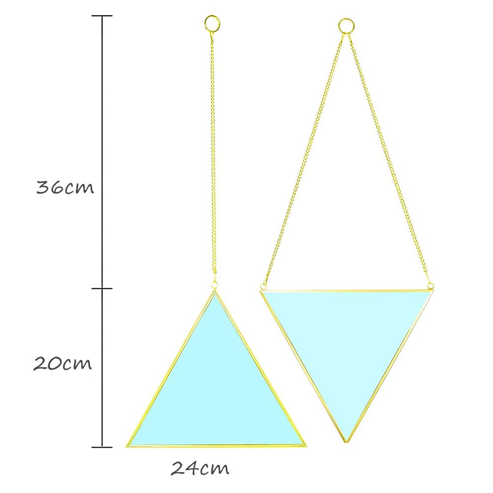 Cool Gift, Triangle Decorative Mirror Set of 3 HB-99-SJx3