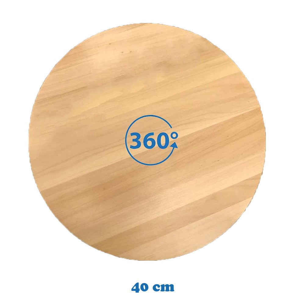 Cool Gift, Round Rotating Wooden Display Plate, Available in Different Sizes