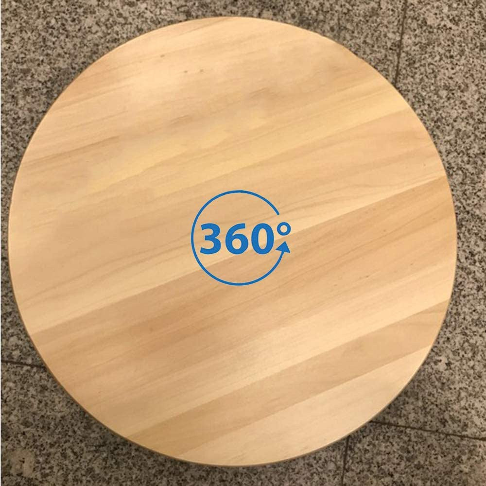 Cool Gift, Round Rotating Wooden Display Plate, Available in Different Sizes
