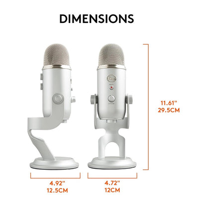 Logitech, Mic Blue Yeti Silver