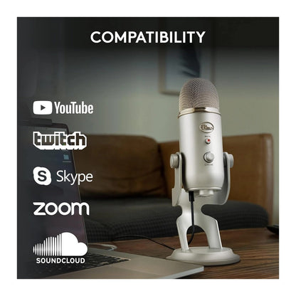 Logitech, Mic Blue Yeti Silver