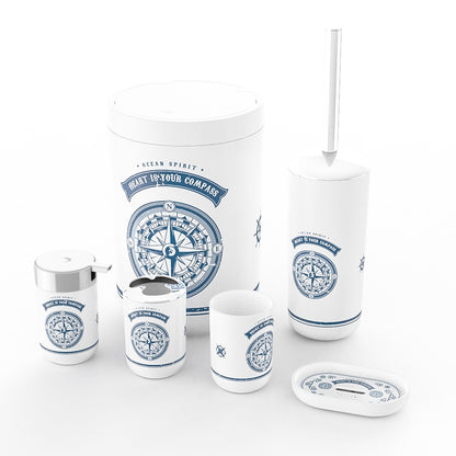 Sanitary, Bathroom Accessories Set of 6 Pcs, Available in Different Colors