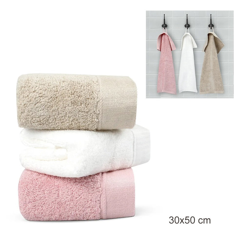 Sanitary, 30x50cm Bath Towels, Available in Different Colors