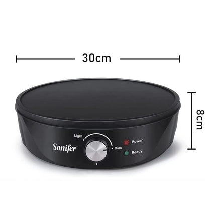 Sonifer, SF-6072, Crepe Maker Black 1200 W