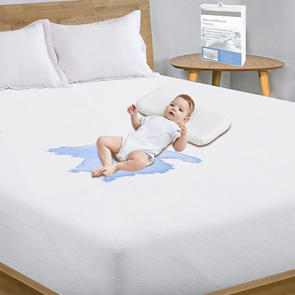 Cool Gift, Waterproof Microfiber Mattress Cover Elastic corners, Available in Different Sizes