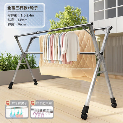 Cool Gift, Laundry Drying Rack Foldable Adjustable Hanger, Available in Different Sizes