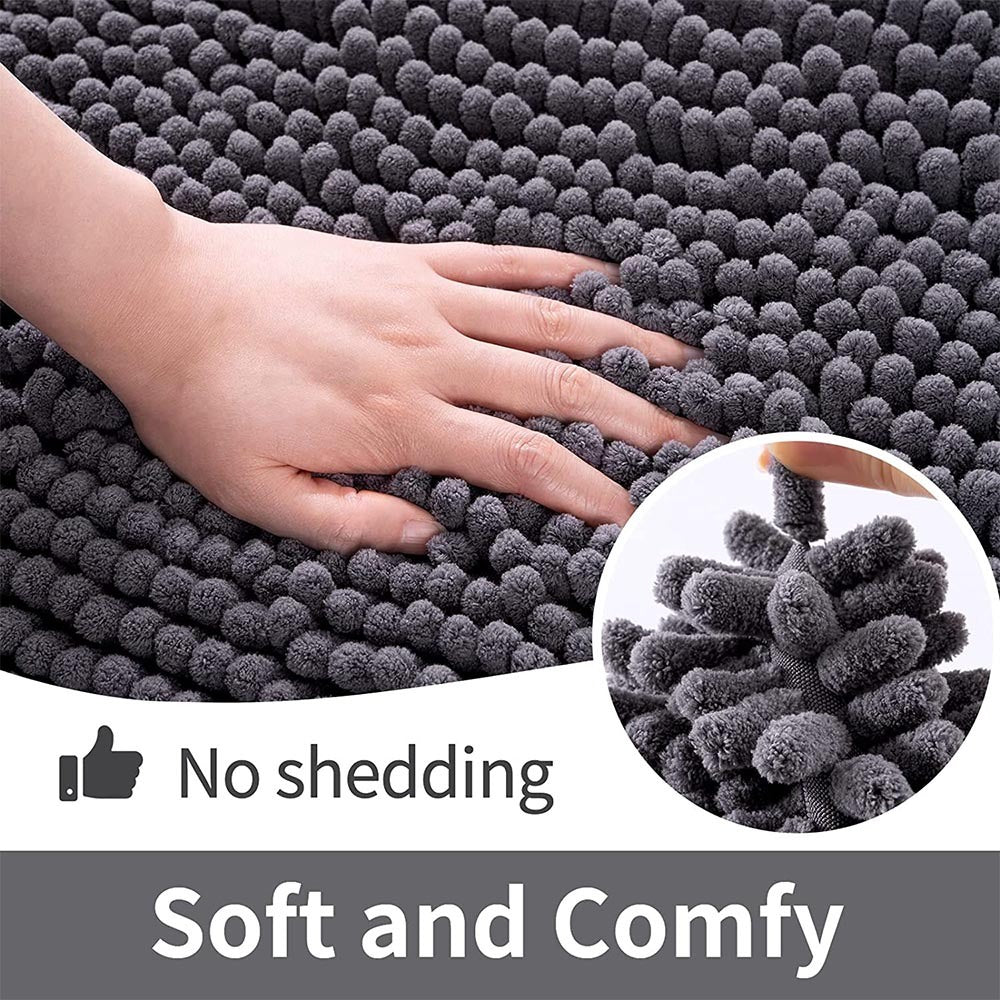 Cool Gift, Bathroom Rugs Soft Non-Slip Mats, 50X80Cm, Available in Different Colors