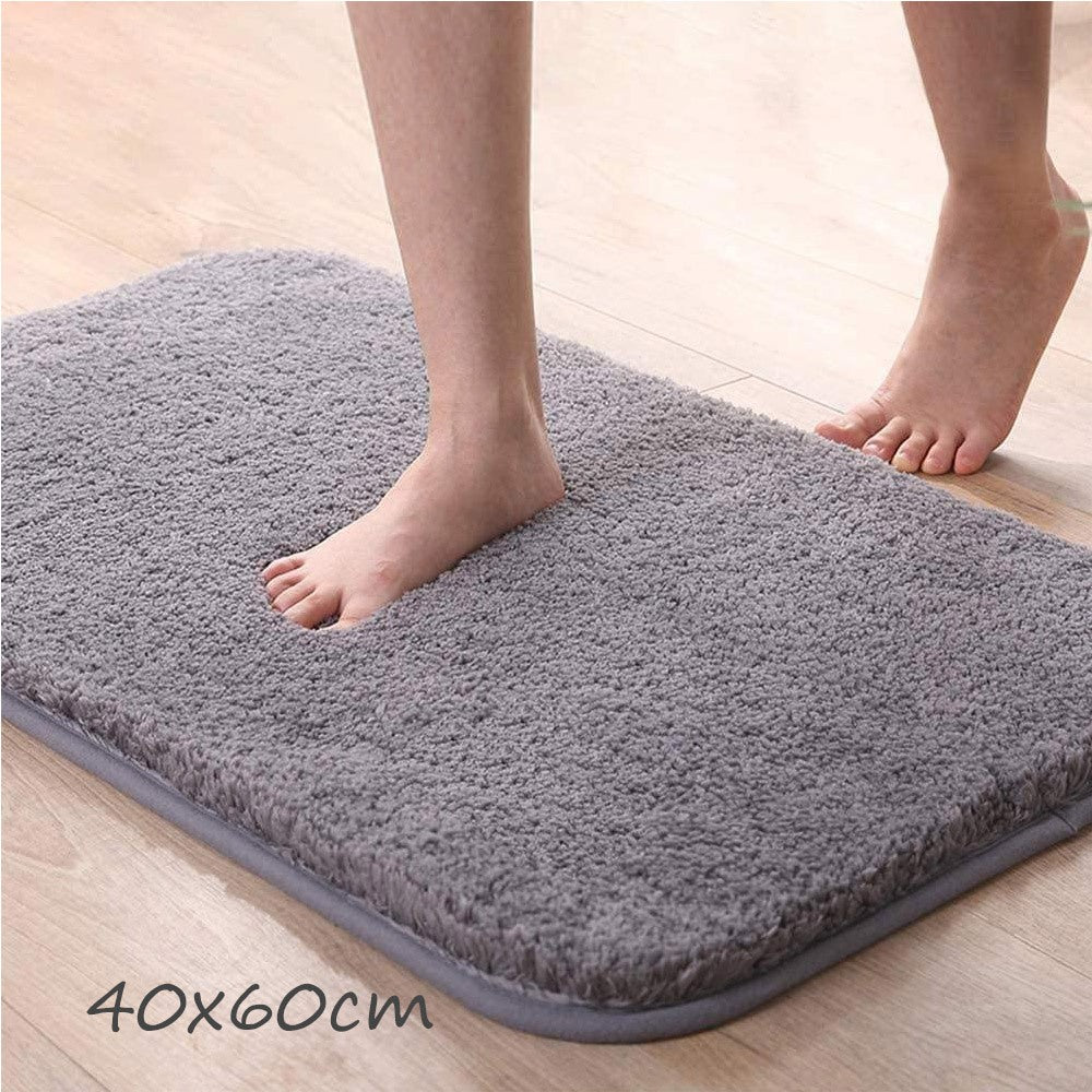 Cool Gift, Non Slip Bath Mat,Super Soft Plush Shaggy 40X60Cm, Available in Different Colors