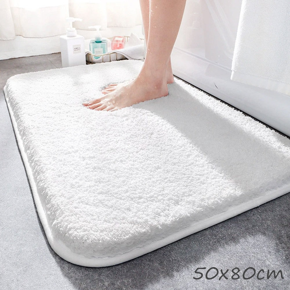 Cool Gift, Non Slip Bath Mat,Super Soft Plush Shaggy 50X80Cm, Available in Different Colors