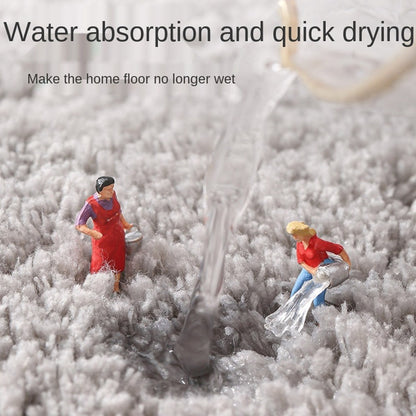 Cool Gift, Non Slip Bath Mat,Super Soft Plush Shaggy 50X80Cm, Available in Different Colors