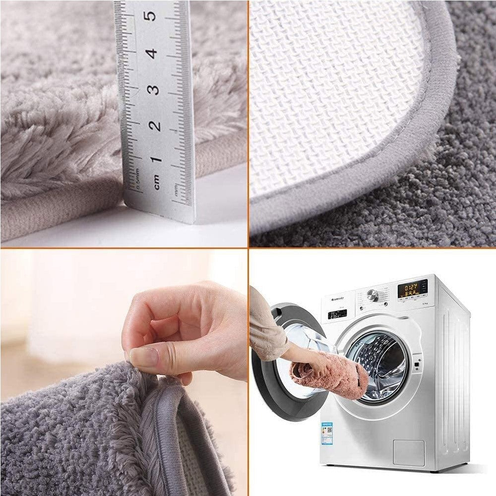 Cool Gift, Non Slip Bath Mat,Super Soft Plush Shaggy 50X80Cm, Available in Different Colors