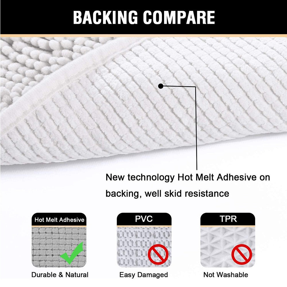 Cool Gift, Bathroom Rugs Soft Non-Slip Mats, 50X80Cm, Available in Different Colors