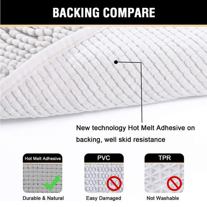 Cool Gift, Bathroom Rugs Soft Non-Slip Mats, 50X80Cm, Available in Different Colors