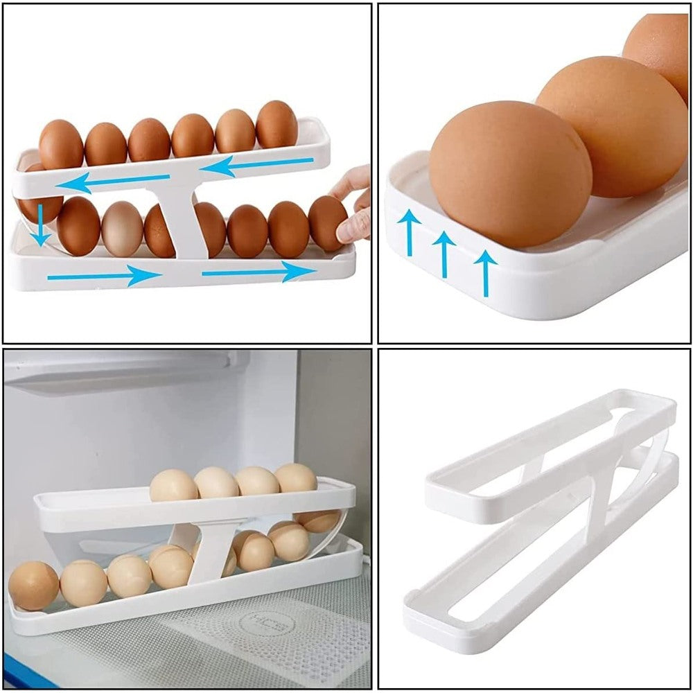 Cool Gift, 2 Tier Rolling Egg Dispenser