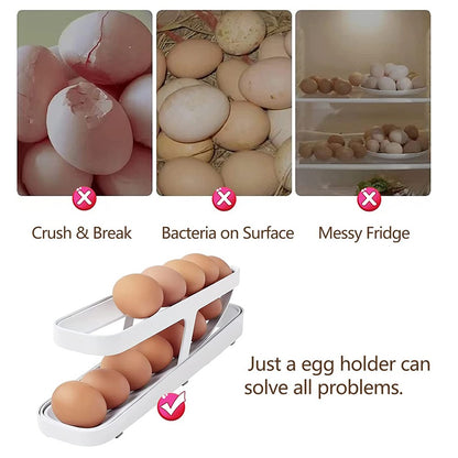 Cool Gift, 2 Tier Rolling Egg Dispenser