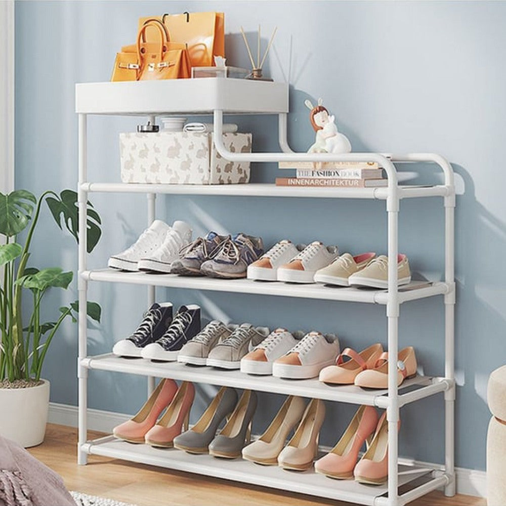 Cool Gift, Shoe Rack With Tray W:80Cm, Available in Different Colors