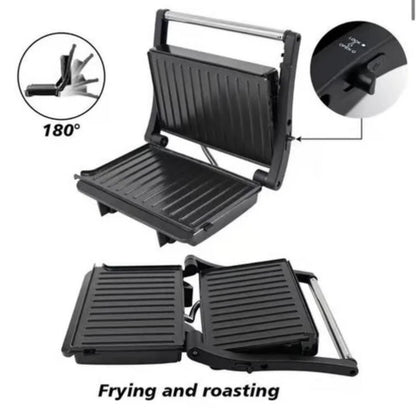 RAF R.240 Electric Sandwich Maker Toaster Panini Electric Grill 1000W, Non-stick Coating, opens 180 degree