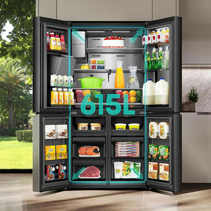 Hisense 780L PureView Cross Door Refrigerator, RQ9P780TTB1