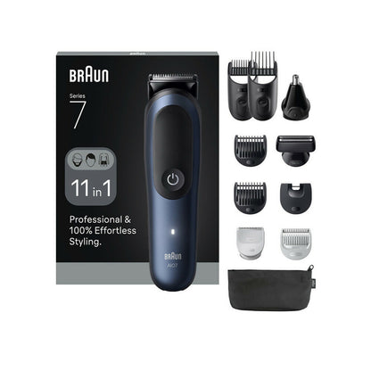 Braun All In One Trimmer Serie 7, 11IN1 Kit For Head-To-Toe Grooming, 100% Waterproof, BRA-AIO7540