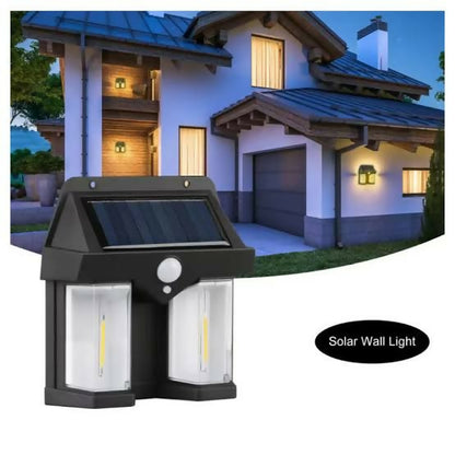 CBK BK-618-2 Solar LED Wall Light – Motion Sensor Outdoor Security Lamp