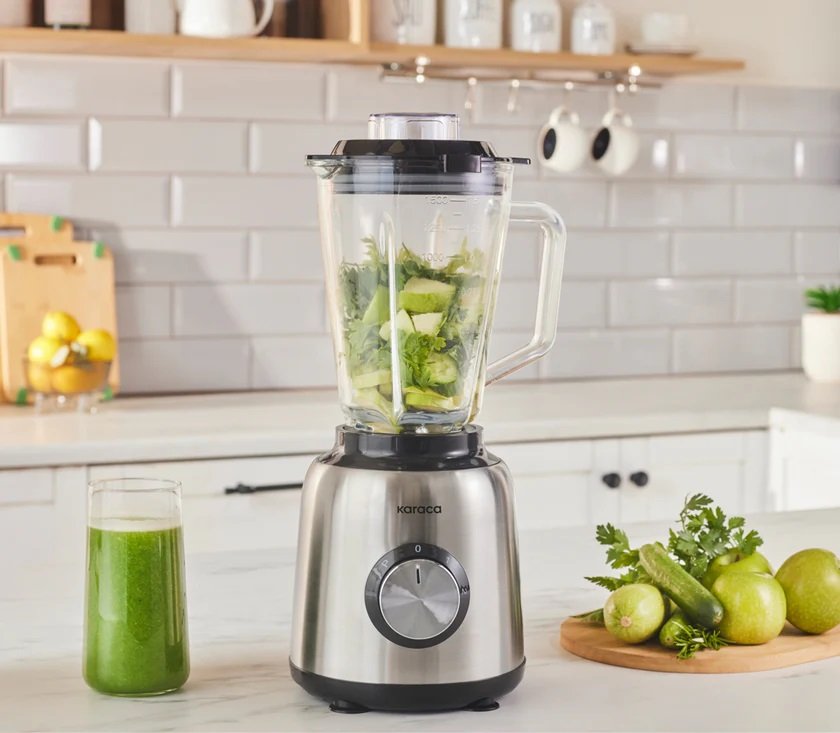 Karaca Inox 1.5 L Glass Bowl Smoothie Blender, 153.09.01.3425