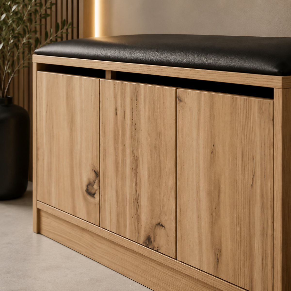 Nordic Storage Bench Shoe Cabinet | MR2-KE
