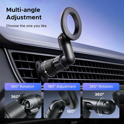 UGREEN MagSafe Car Phone Mount 2.5KG Strong Hold, 360° Adjustable Air Vent Mount, Double Metal Hook Stable Design - LP923 65185